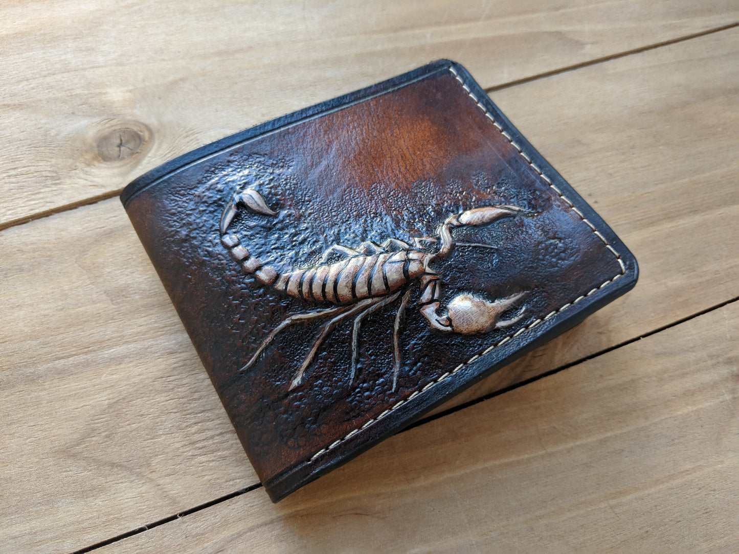 M1A13, Emperor Scorpion Deathstalker Bifold Leather Wallet