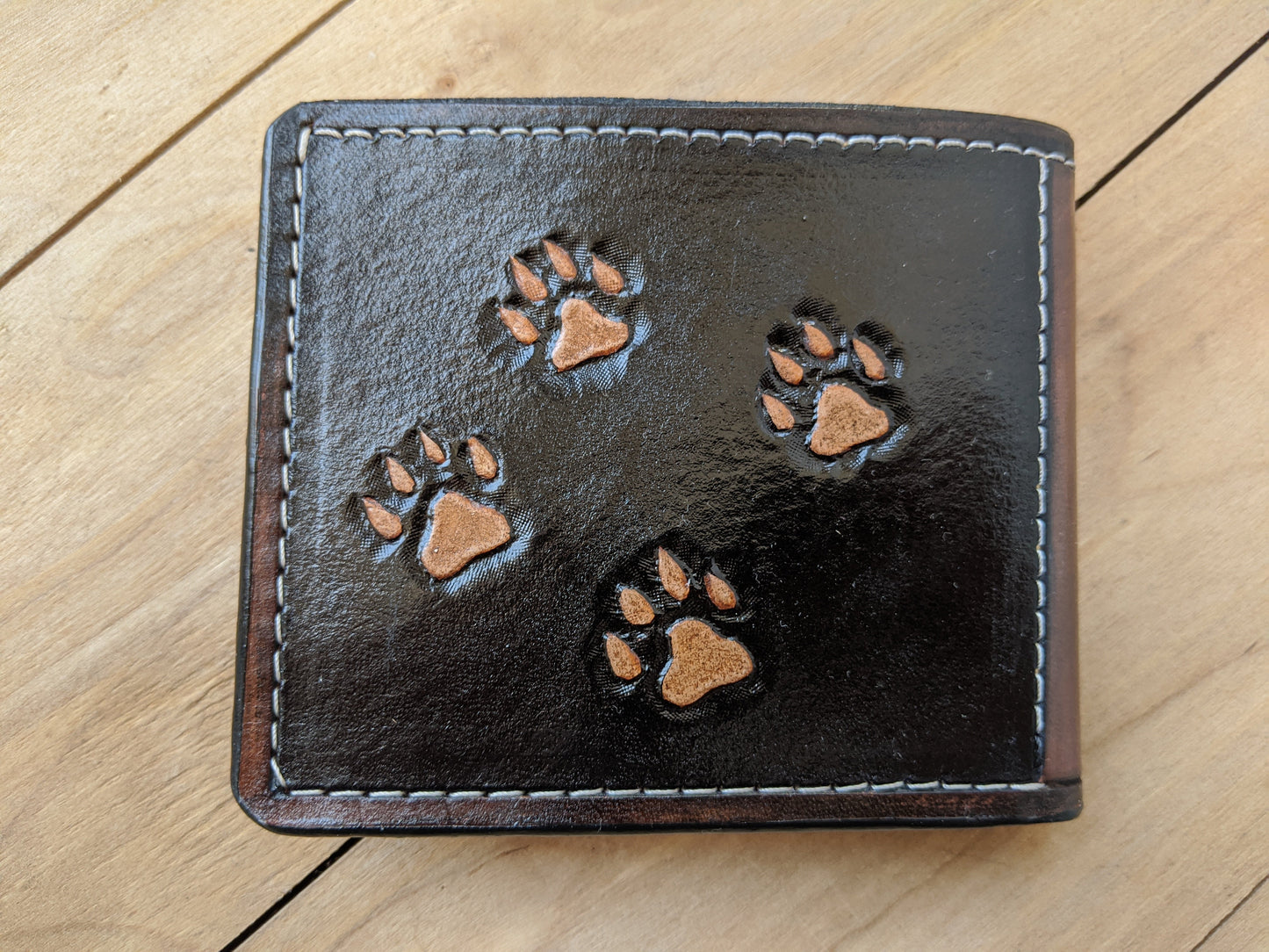 M1A27, Labrador Retriever Dog Pet Bifold Leather Wallet