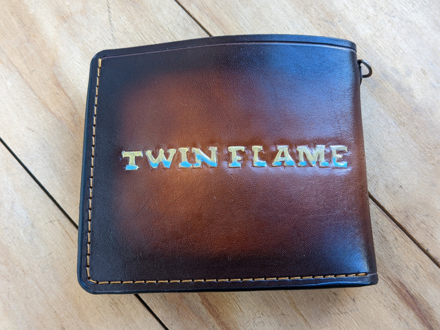 M1A23, Red Fox Dream Catchers Embossed Bifold Leather Wallet